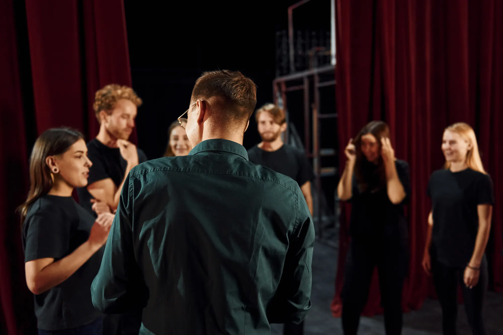 Performers on stage